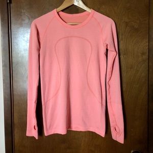 ✨SOLD✨ Orange Lululemon long sleeve